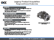 legacy product acquisition